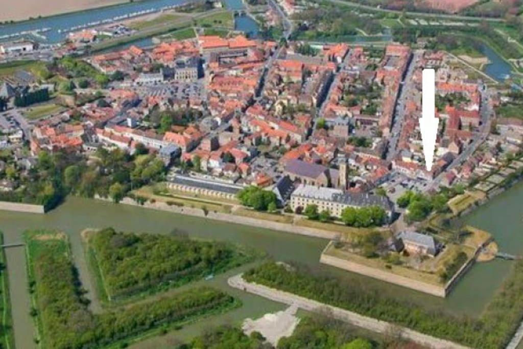 La Maison Du Bastion - Gravelines Centre Ngoại thất bức ảnh